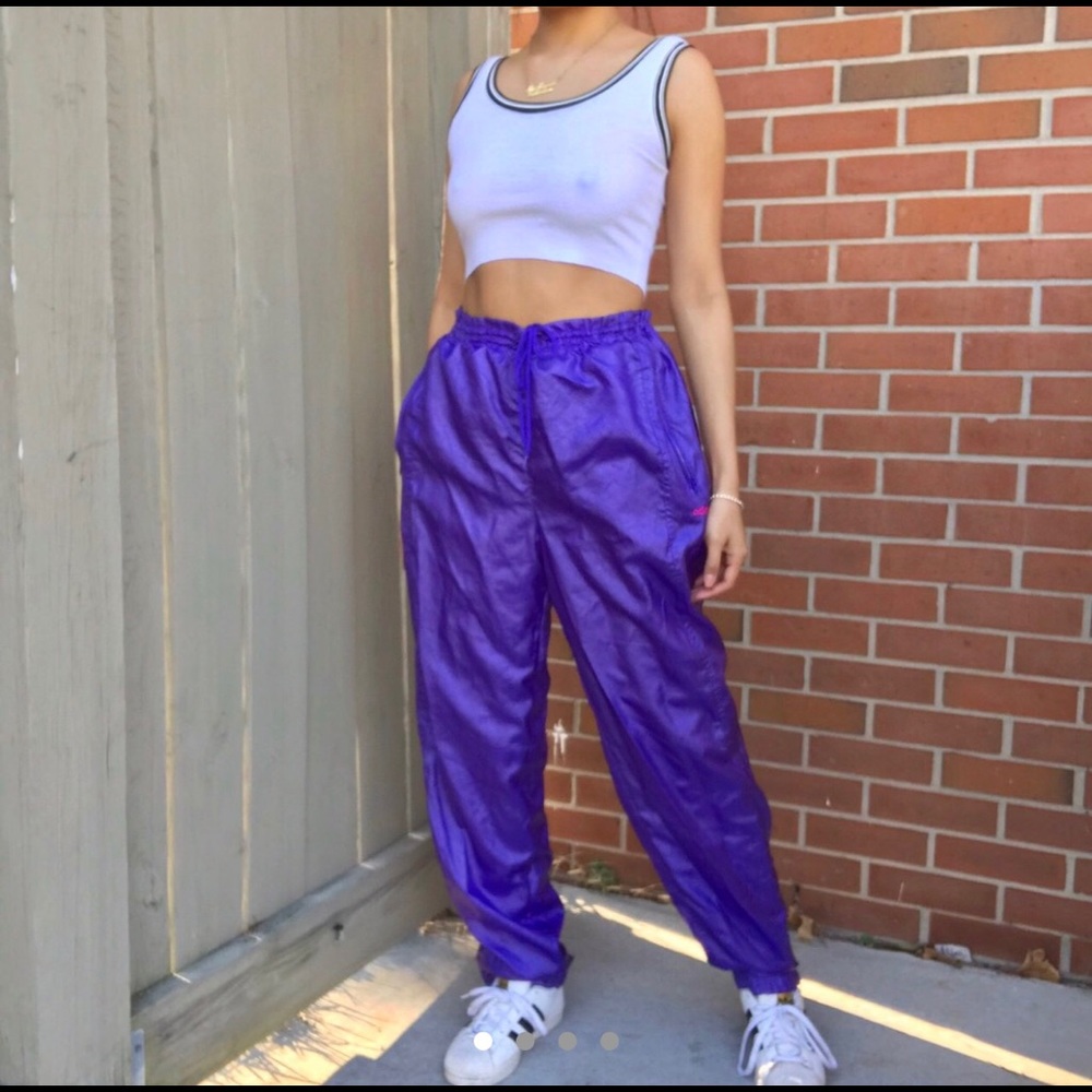 purple sweatpants
